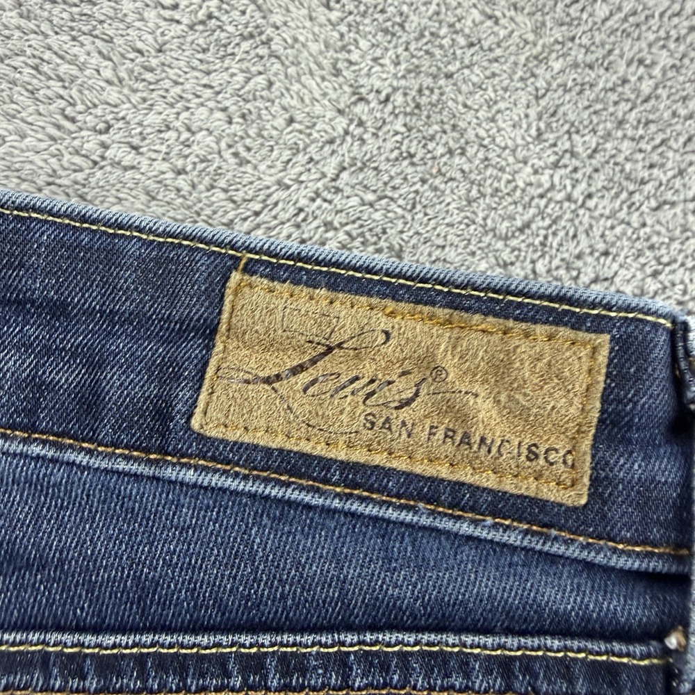Women’s Dark Blue Bootcut Jeans - Picture 15 of 16